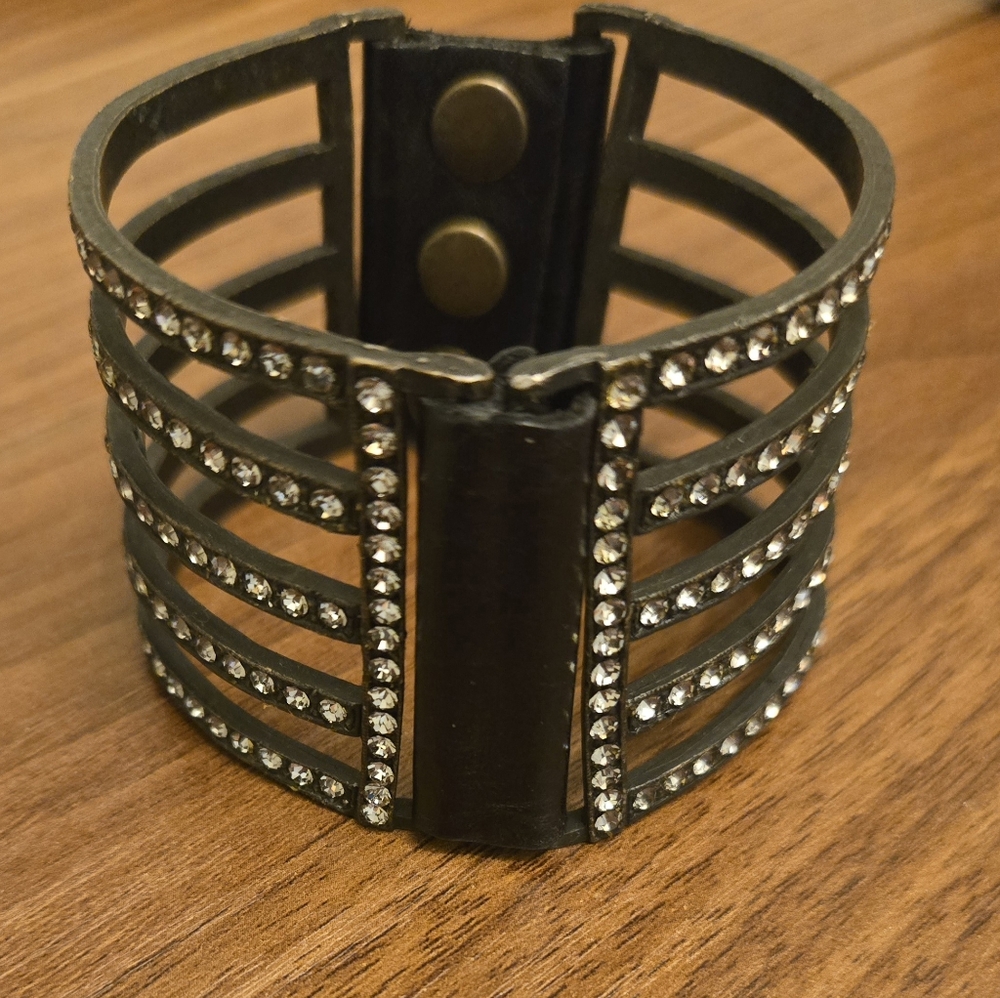 Double Sided Five Bar Bracelet